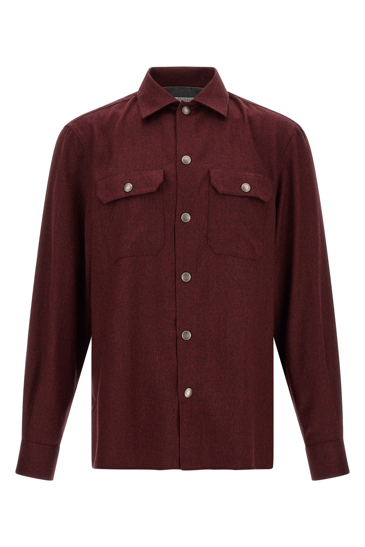 the brunello cucinelli virgin wool shirt