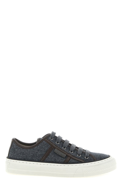 brunello cucinelli low-top sneakers redefine the concept of casual footwear thro