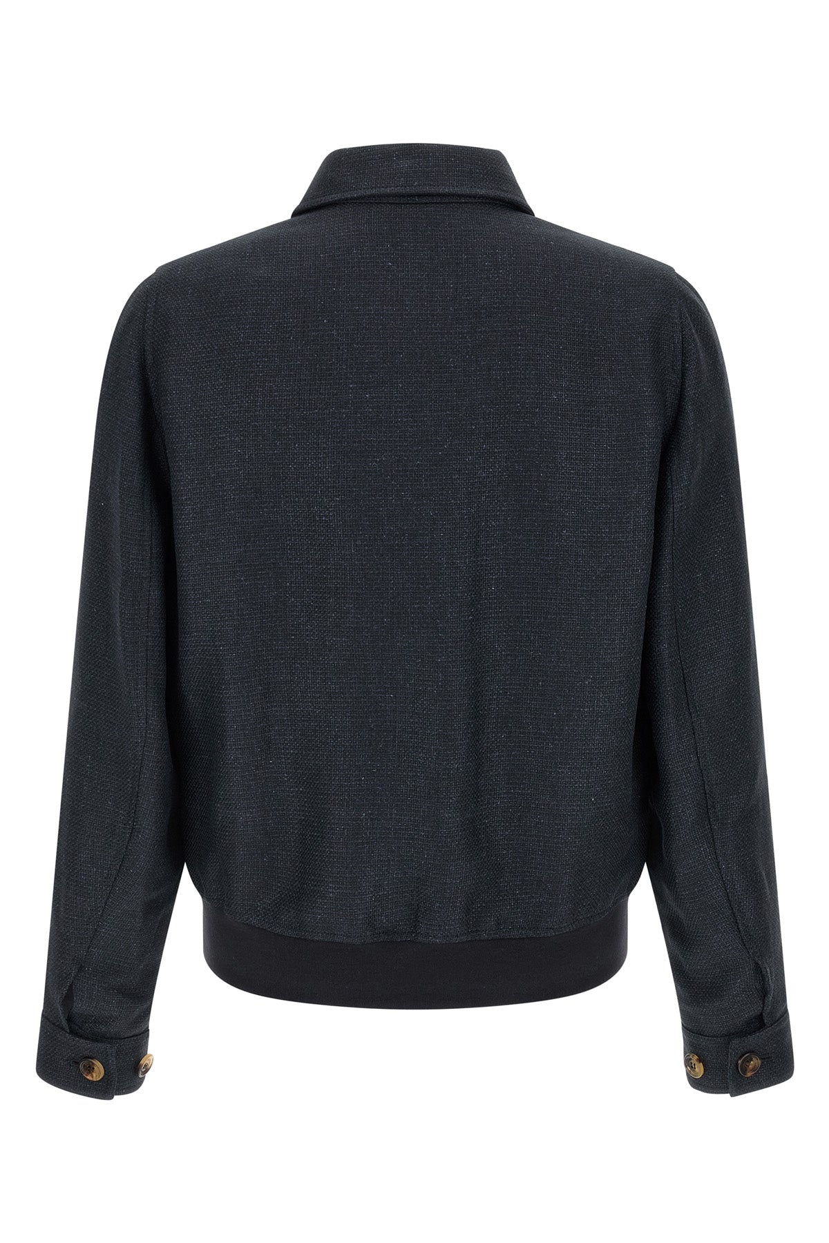 linen and silk blend jacket