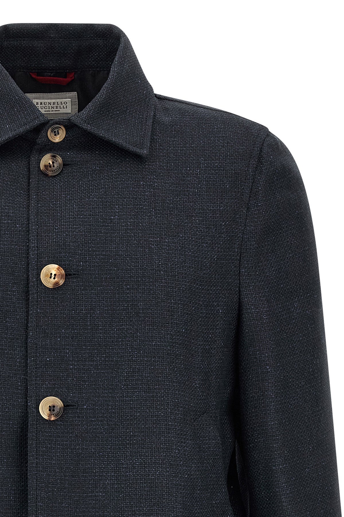 linen and silk blend jacket