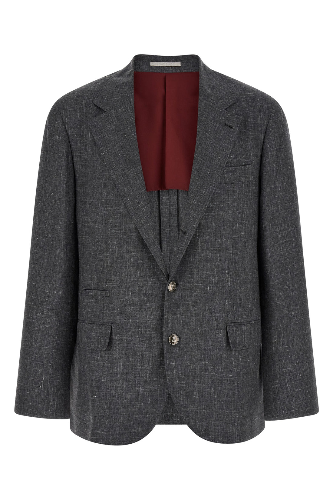 BRUNELLO CUCINELLI 48 blazer in flamed wool