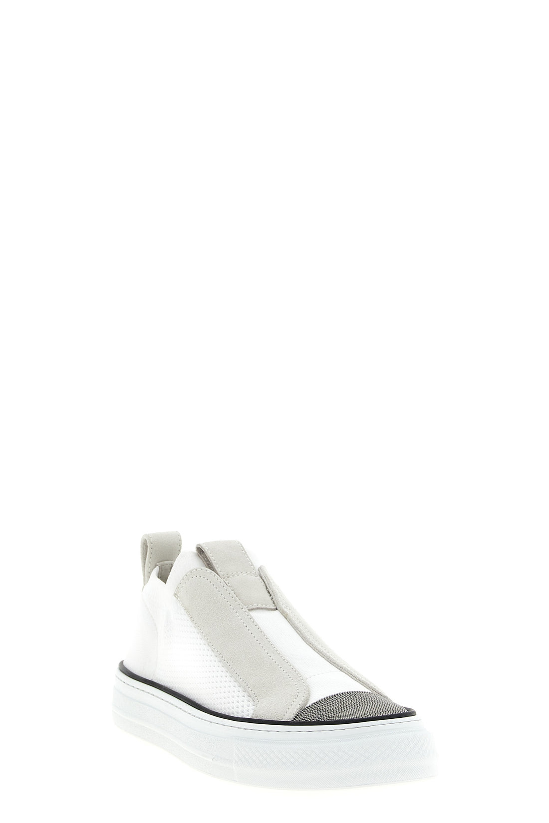 BRUNELLO CUCINELLI 40 the brunello cucinelli slip-on sneaker redefines the concept of sports footwear