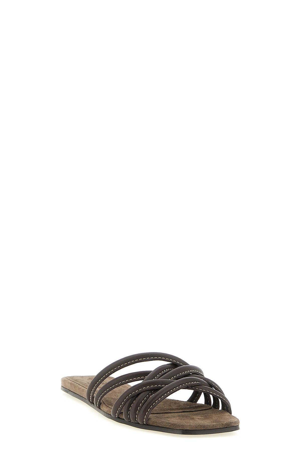 leather slides