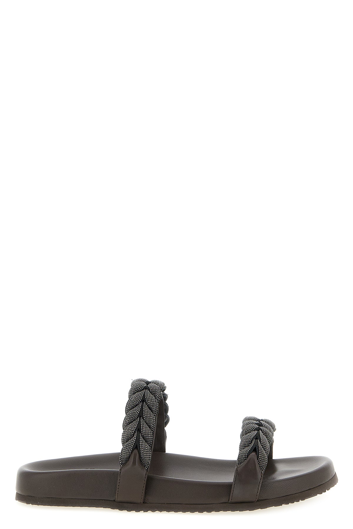 precious braided straps sandals
