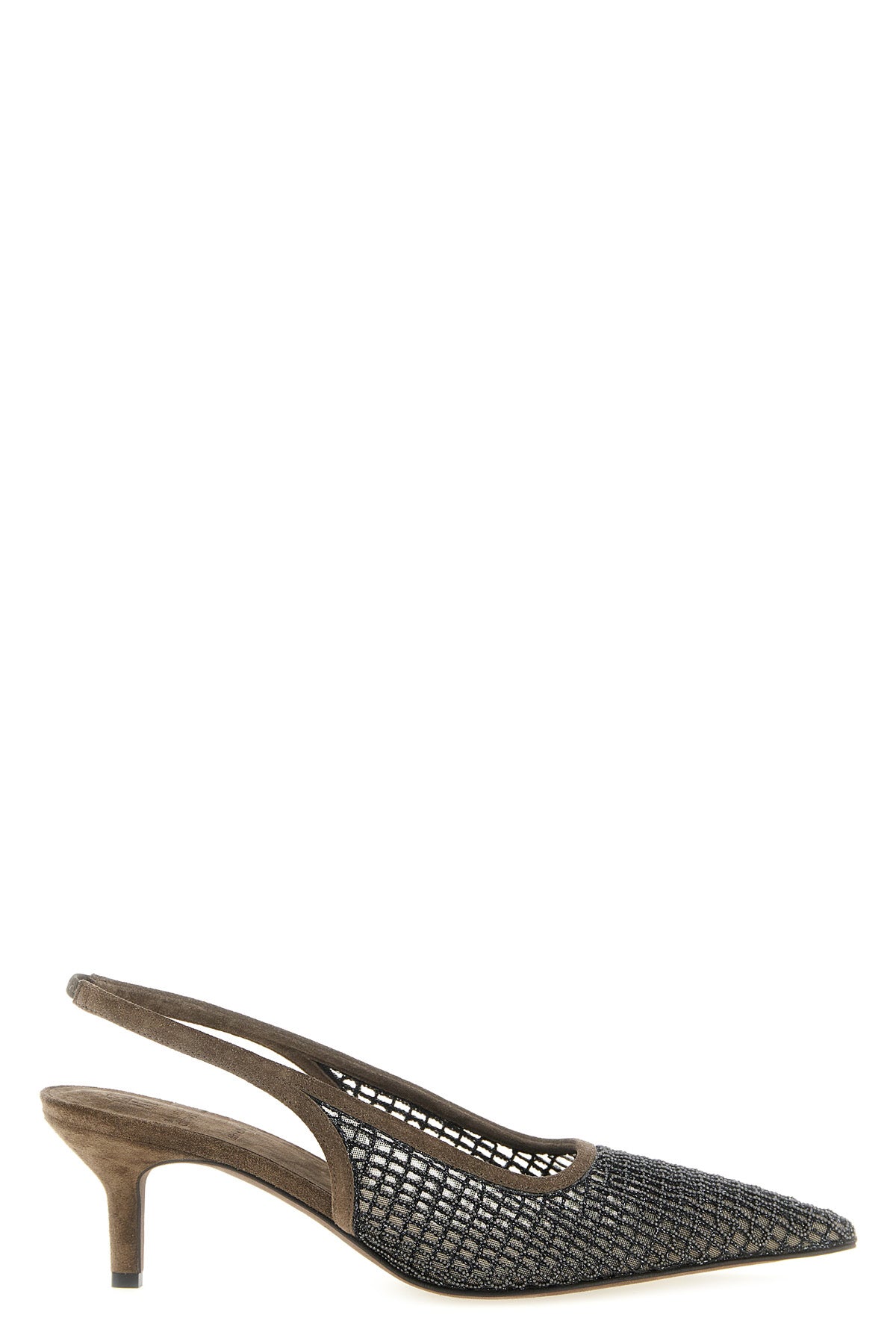 city mesh slingbacks