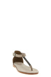 brunello cucinelli flat sandals are defined by a minimal t-strap silhouette