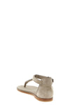 brunello cucinelli flat sandals are defined by a minimal t-strap silhouette