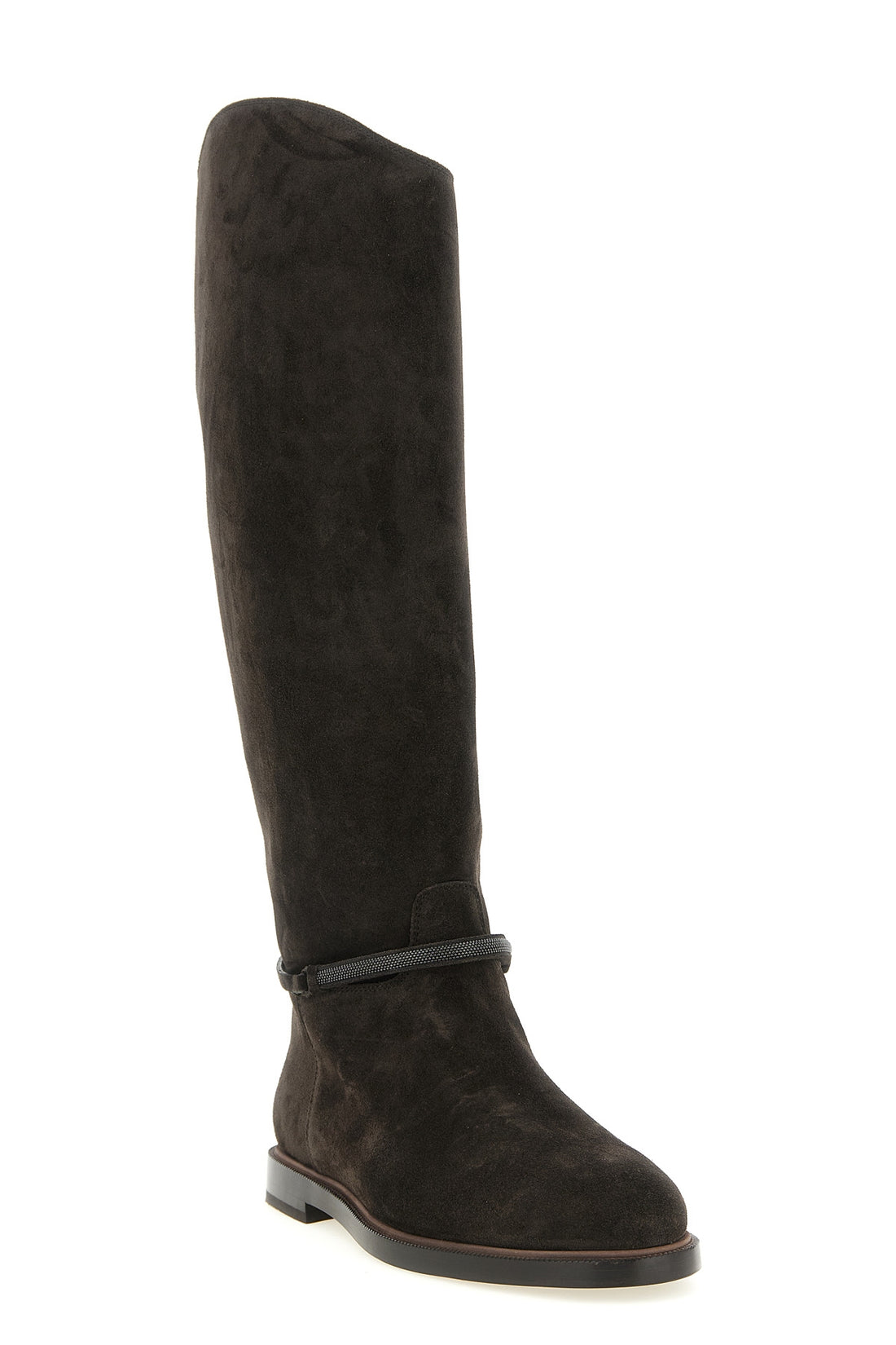 BRUNELLO CUCINELLI 37 suede high boots