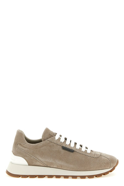 runners suede sneakers
