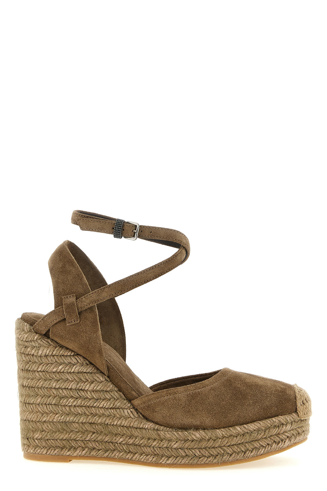 BRUNELLO CUCINELLI 37 brunello cucinelli wedge espadrilles anchor craftsmanship to a timeless summer s