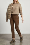 active sneakers in techno fabric and tone-on-tone suede