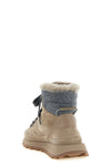 brunello cucinelli lace-up ankle boots reinterpret trekking aesthetics through a