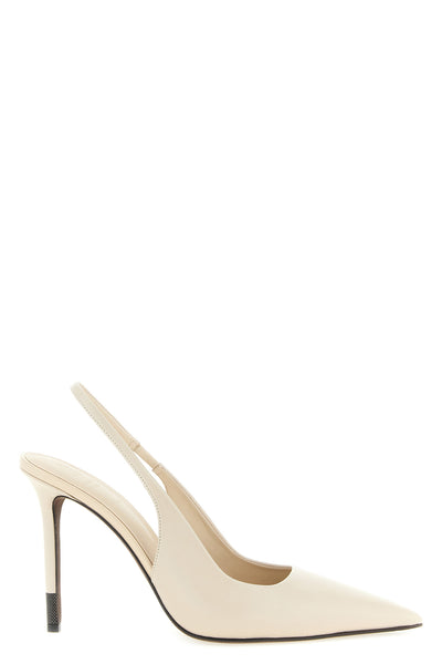 leather slingbacks