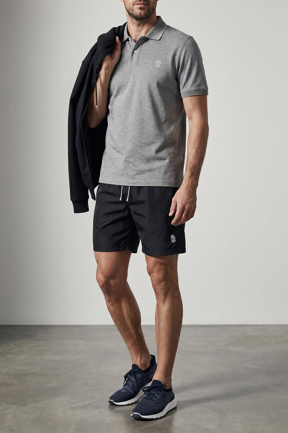 BRUNELLO CUCINELLI 40 runners sneakers in techno cotton knit