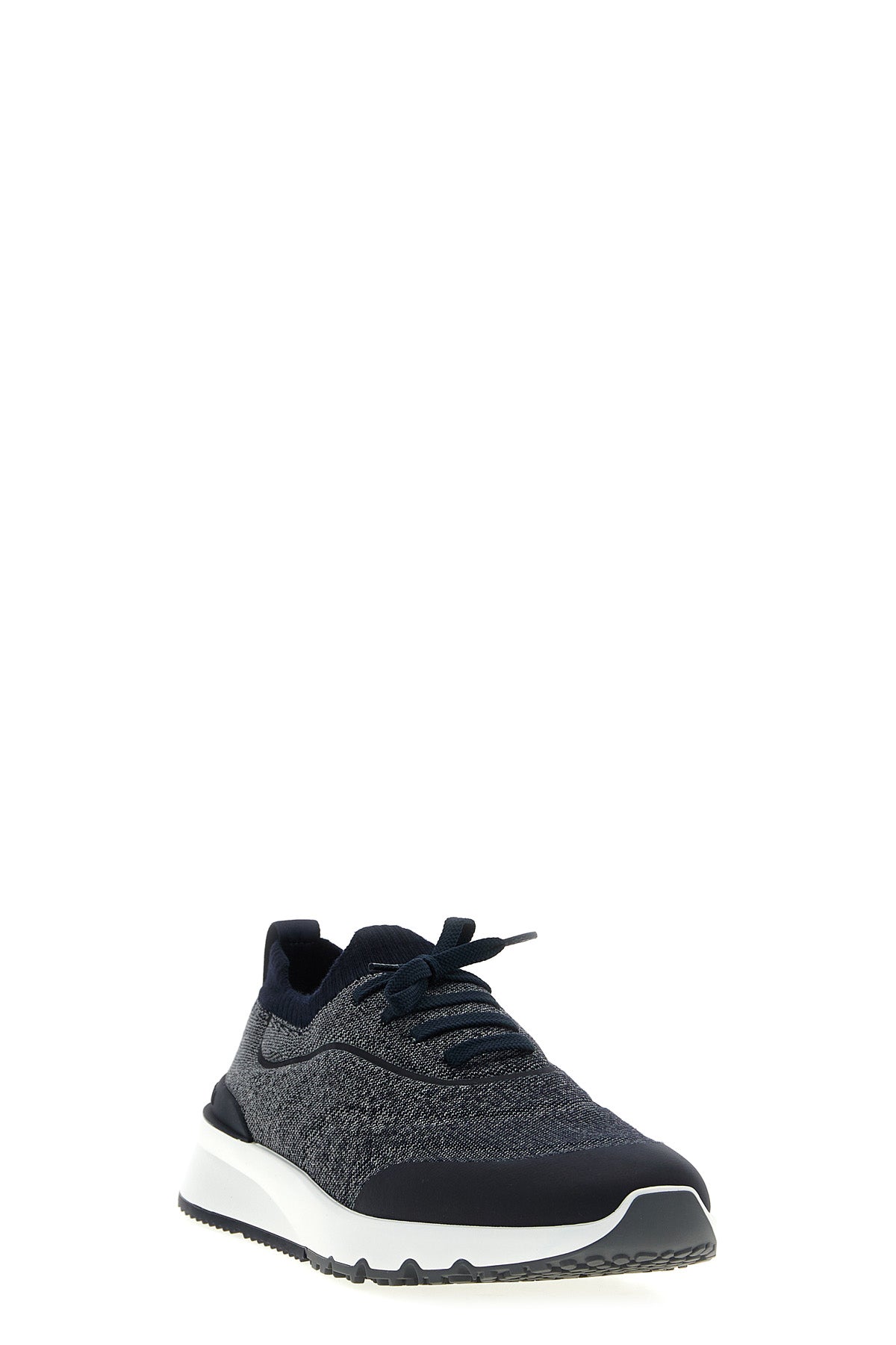 runners sneakers in techno cotton knit