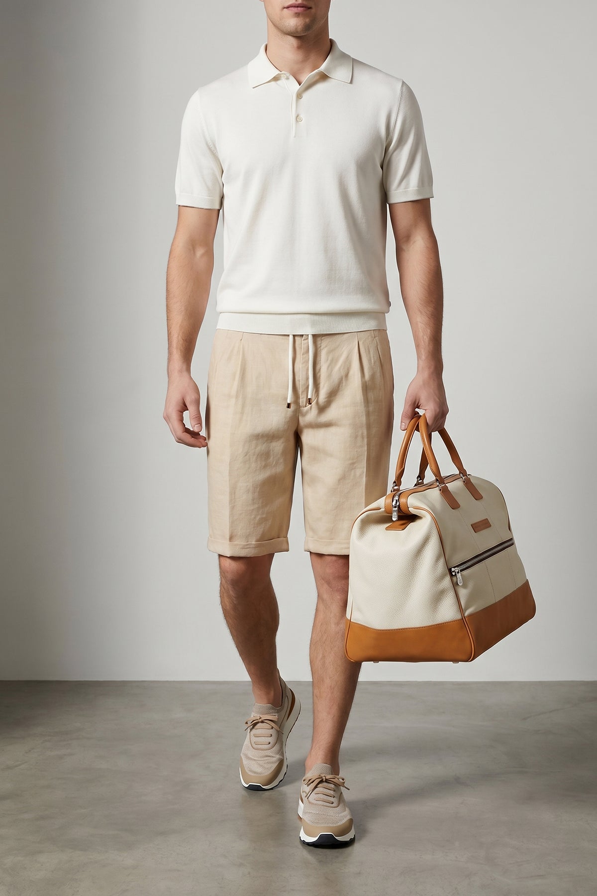 runners sneakers in techno cotton knit