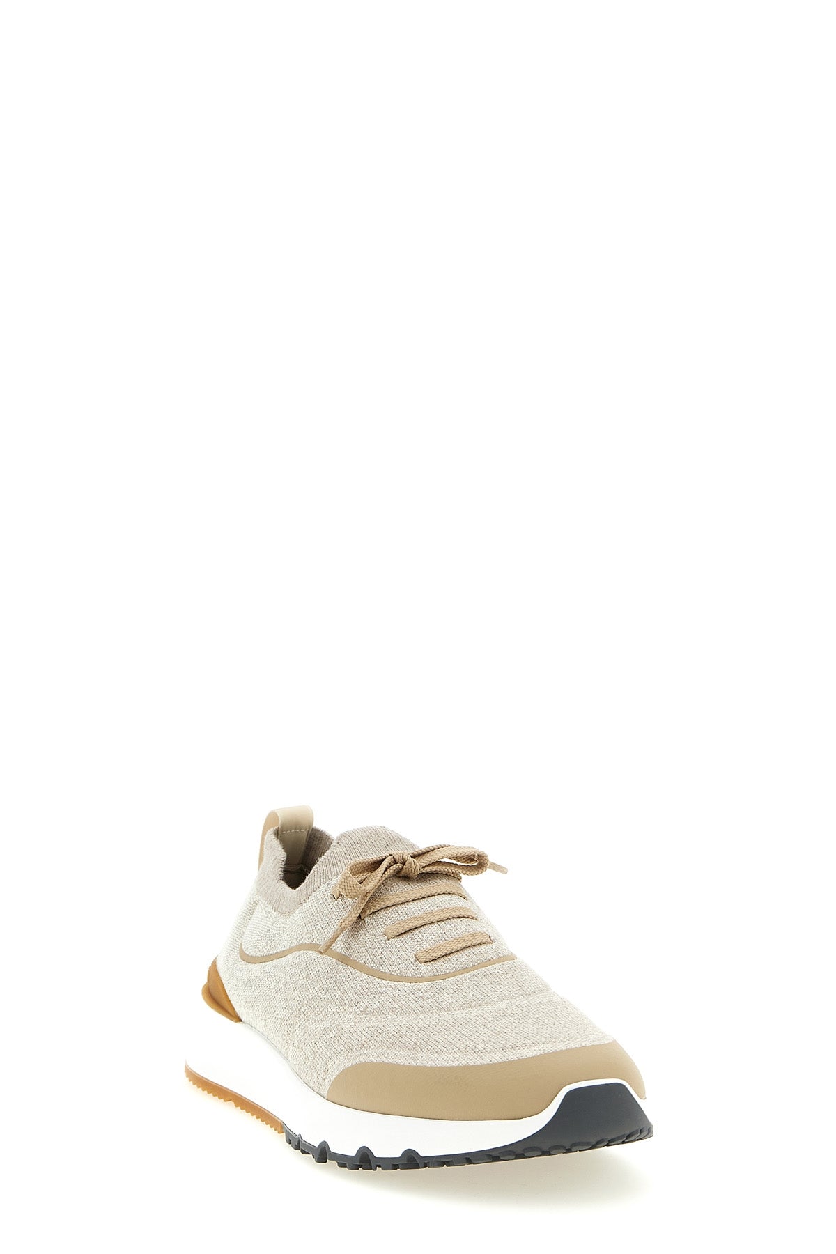 runners sneakers in techno cotton knit