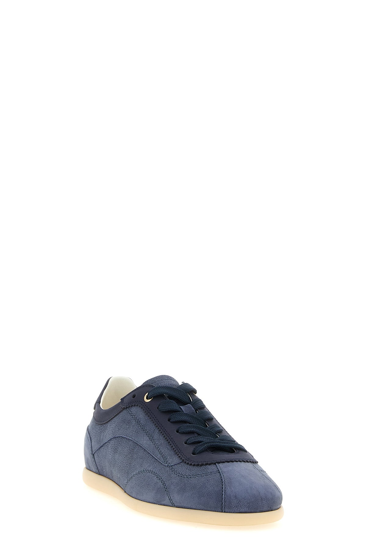 texture nubuck and suede sneakers