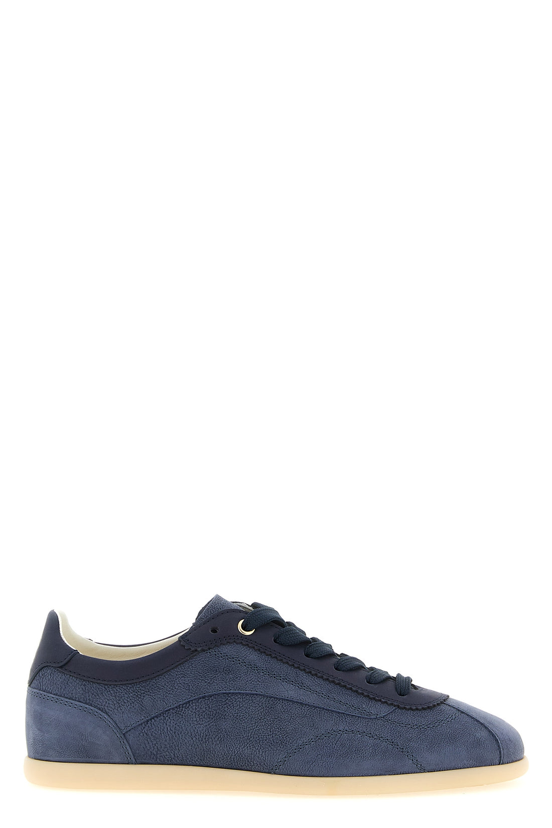 BRUNELLO CUCINELLI 40 texture nubuck and suede sneakers
