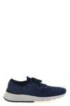 brunello cucinellis runners sneakers feature a technical cotton knit chiné up