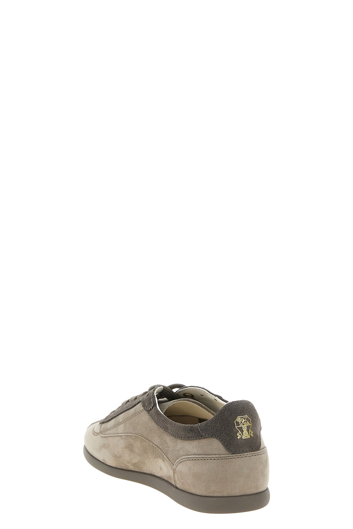 brunello cucinelli nubuck and suede sneakers