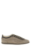 brunello cucinelli nubuck and suede sneakers