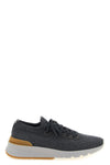 brunello cucinelli runners cotton knit sneakers combine advanced textile engin
