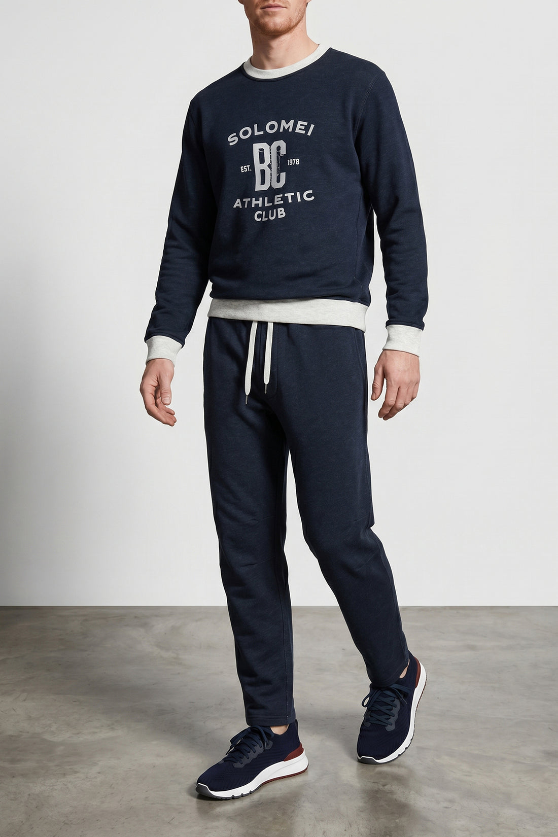 BRUNELLO CUCINELLI 40 runners sneakers in cotton knit