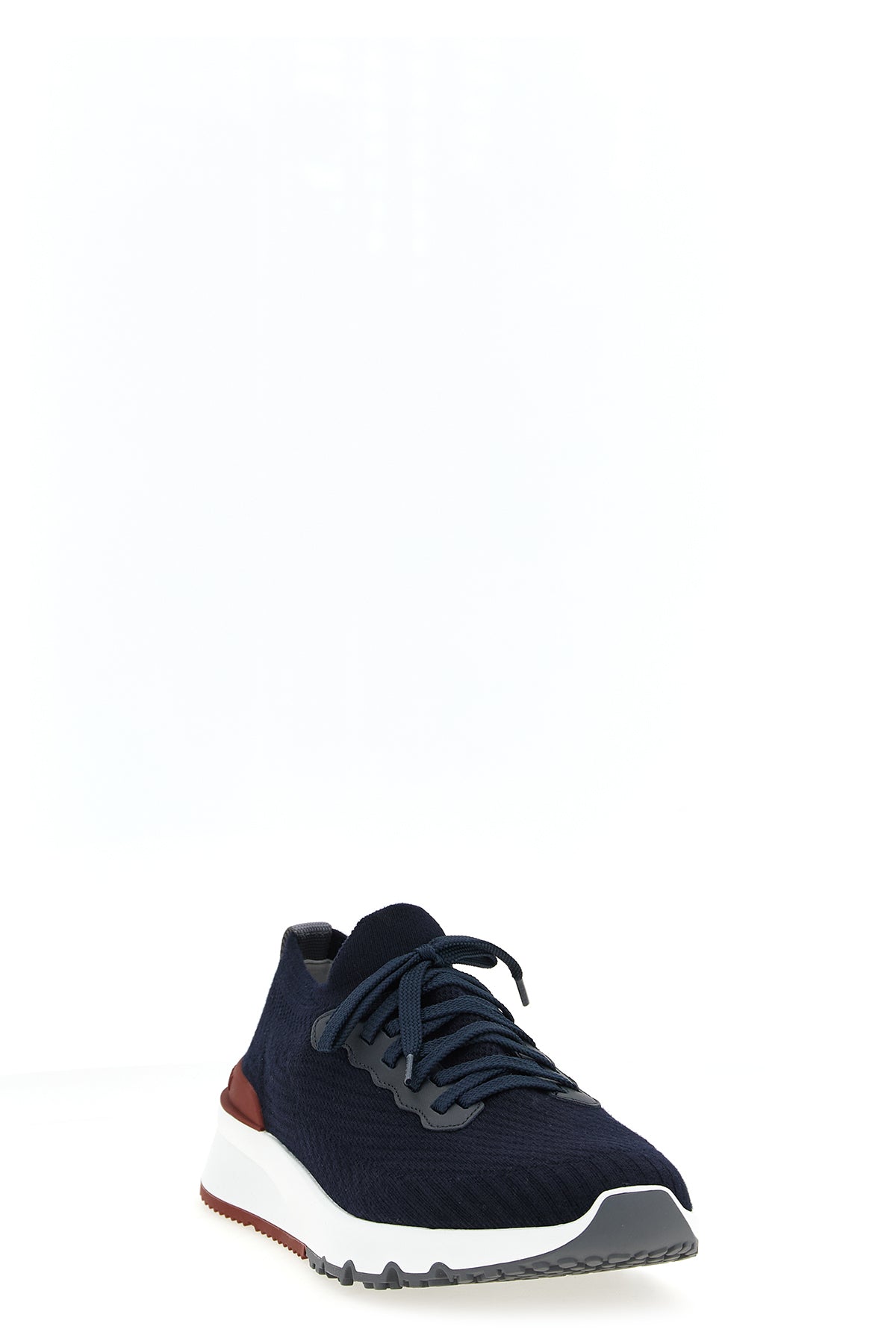 runners sneakers in cotton knit