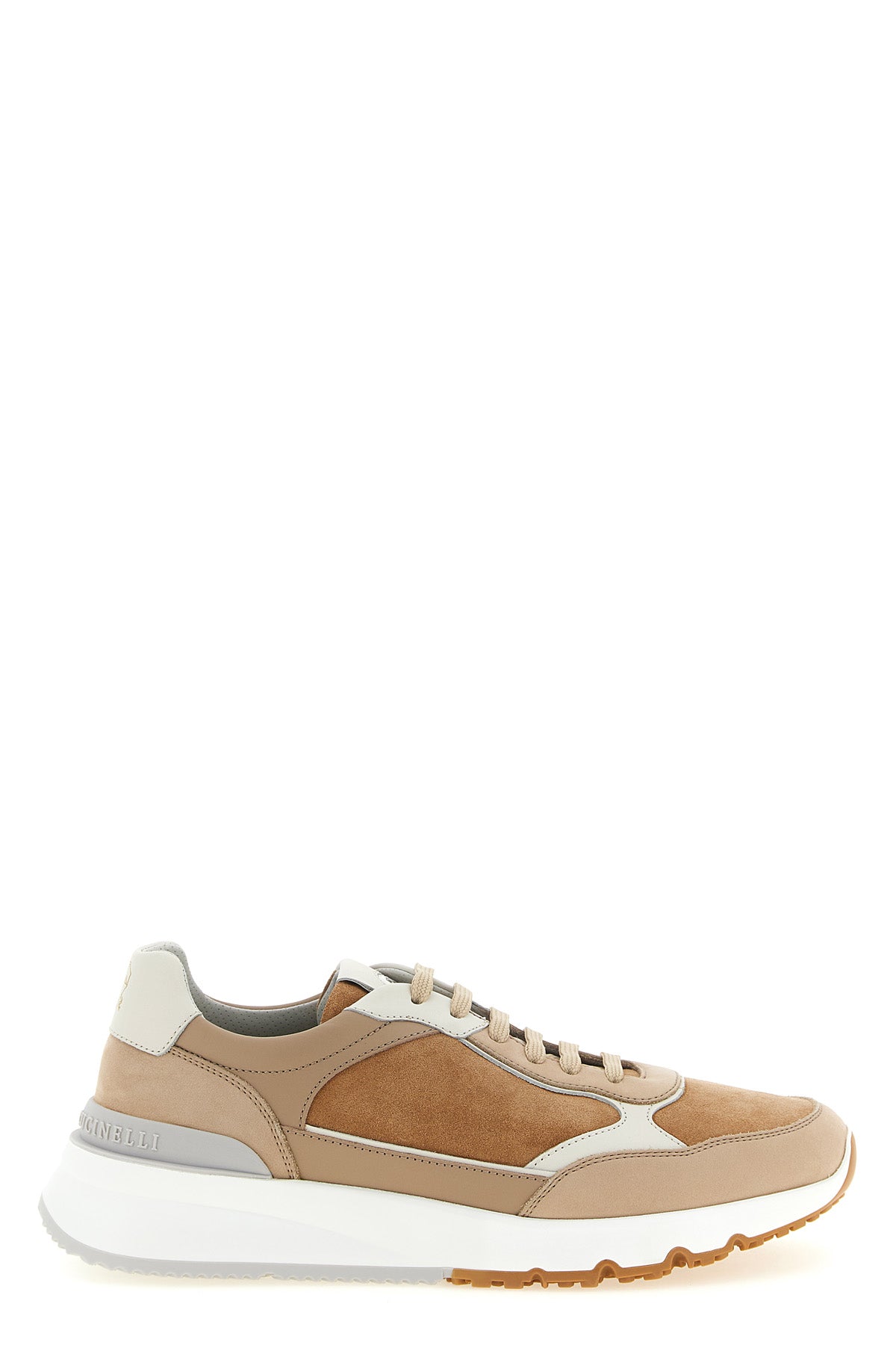the brunello cucinelli runners sneakers stand out for a panel construction tha