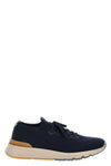 stretch knit low-top sneakers