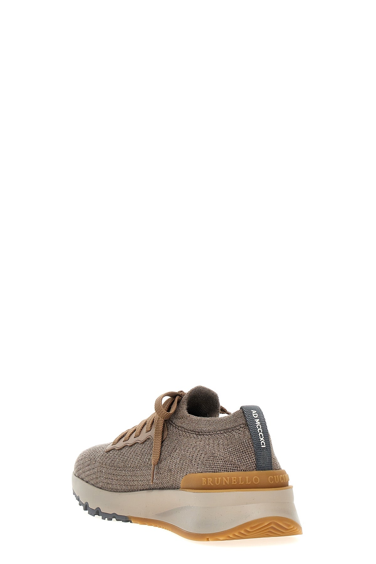 stretch knit low sneakers