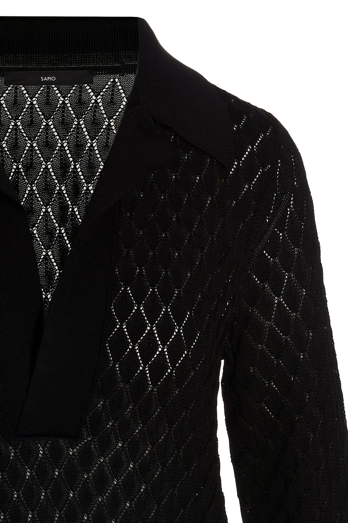 viscose knit polo shirt