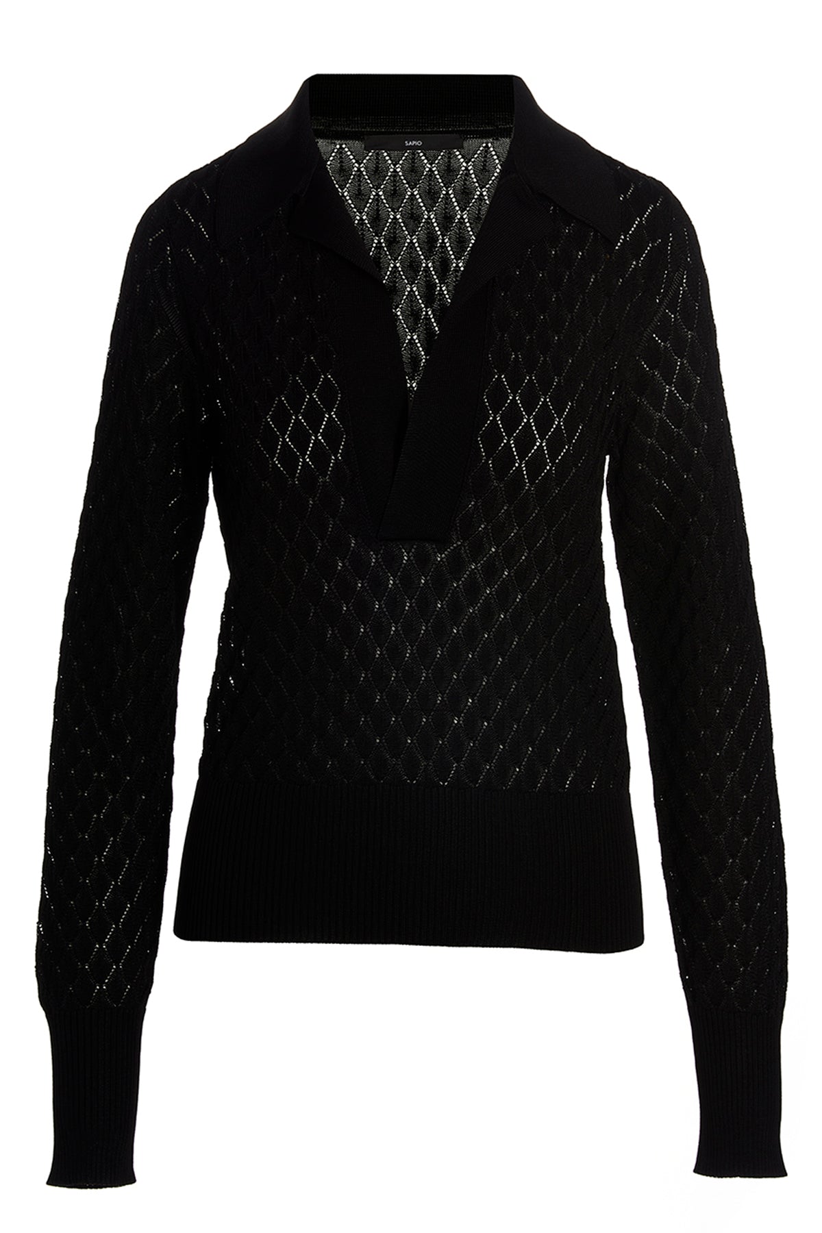 viscose knit polo shirt