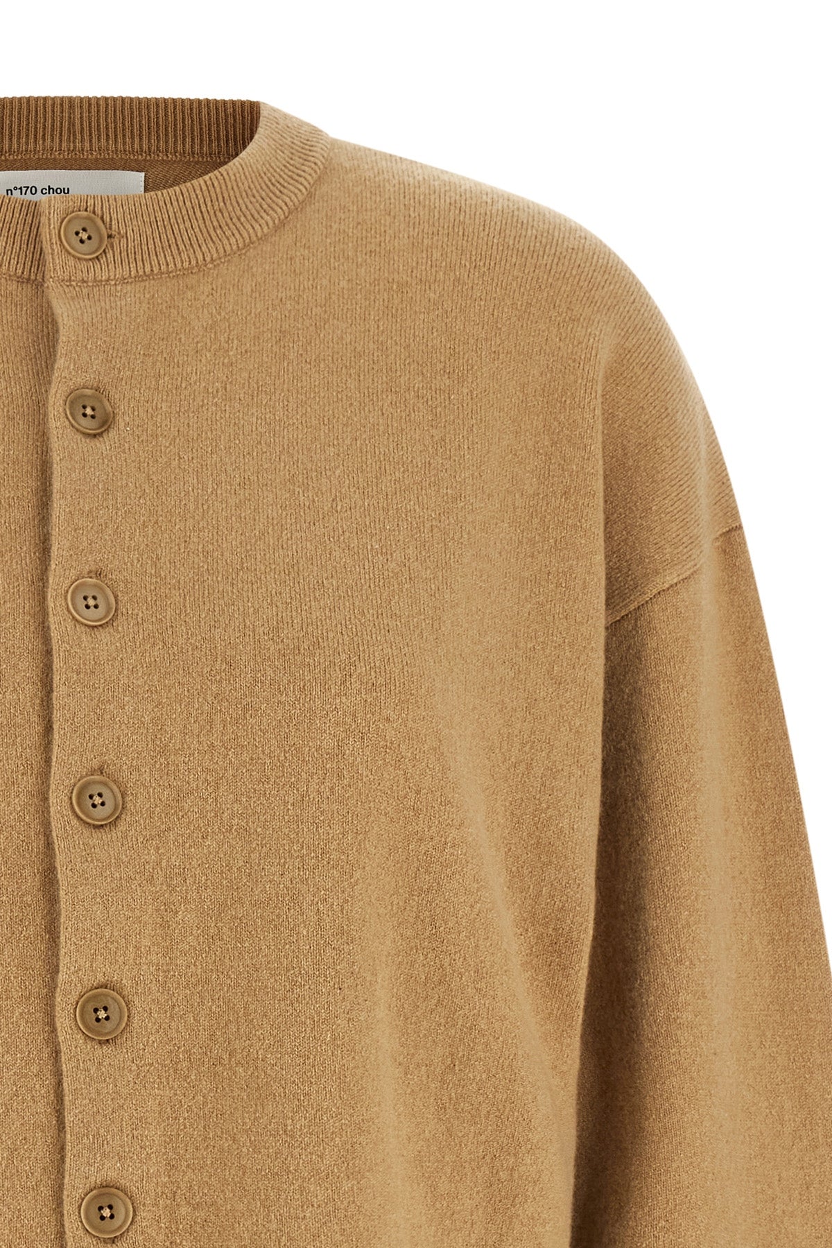 the extreme cashmere n°170 chou cardigan redefines knitwear codes through a bo