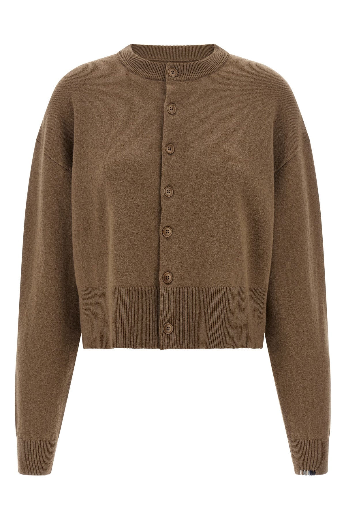 the extreme cashmere n°170 chou cardigan redefines the proportions of knitwear
