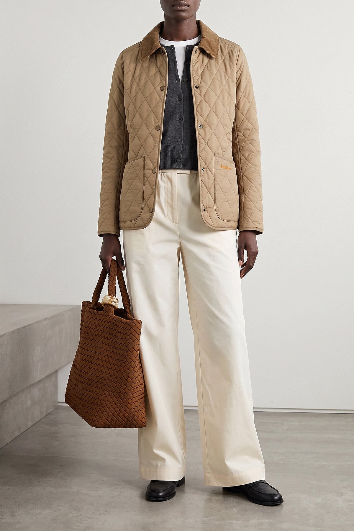the extreme cashmere n°170 chou cardigan stands out for its tailored construct