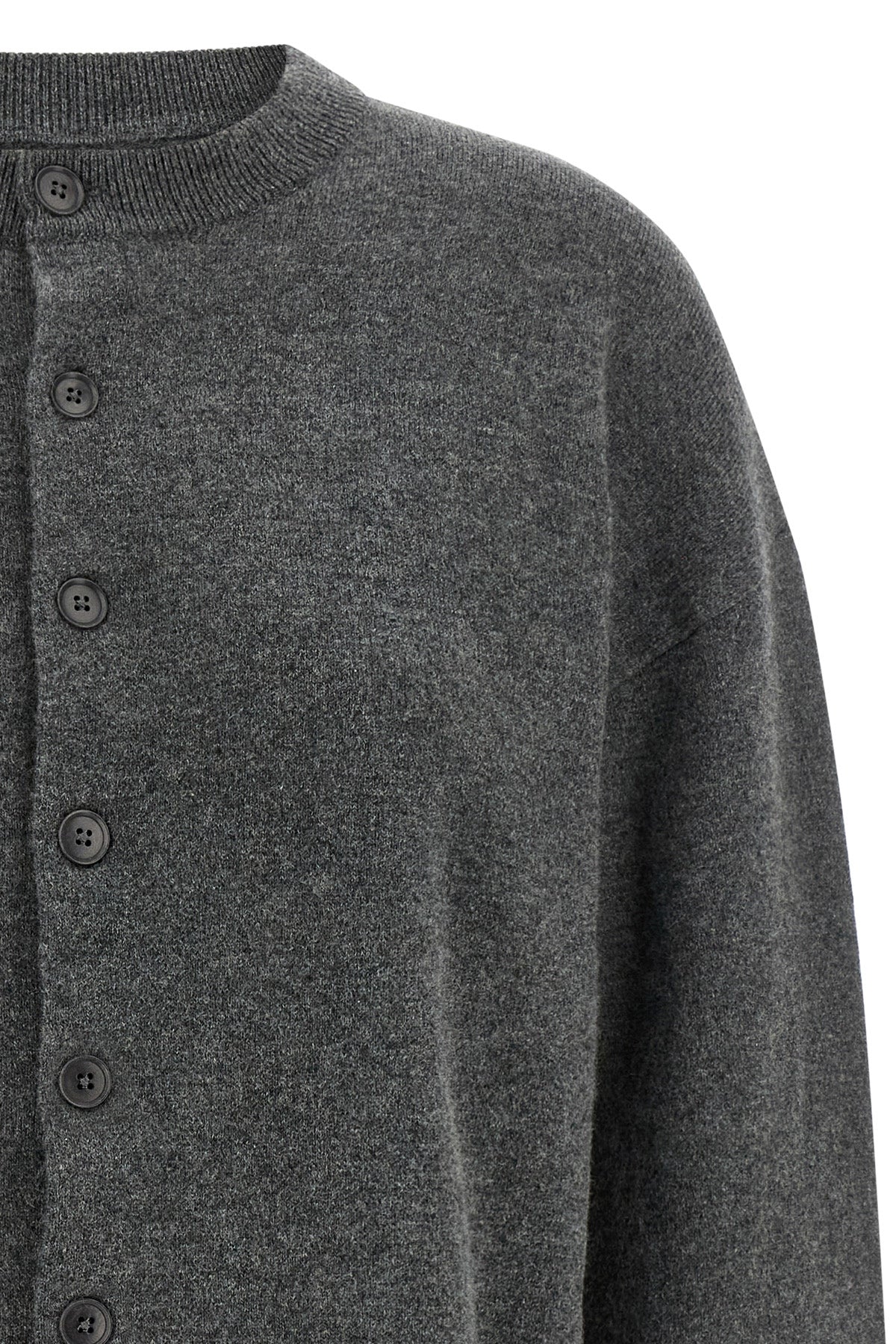 the extreme cashmere n°170 chou cardigan stands out for its tailored construct