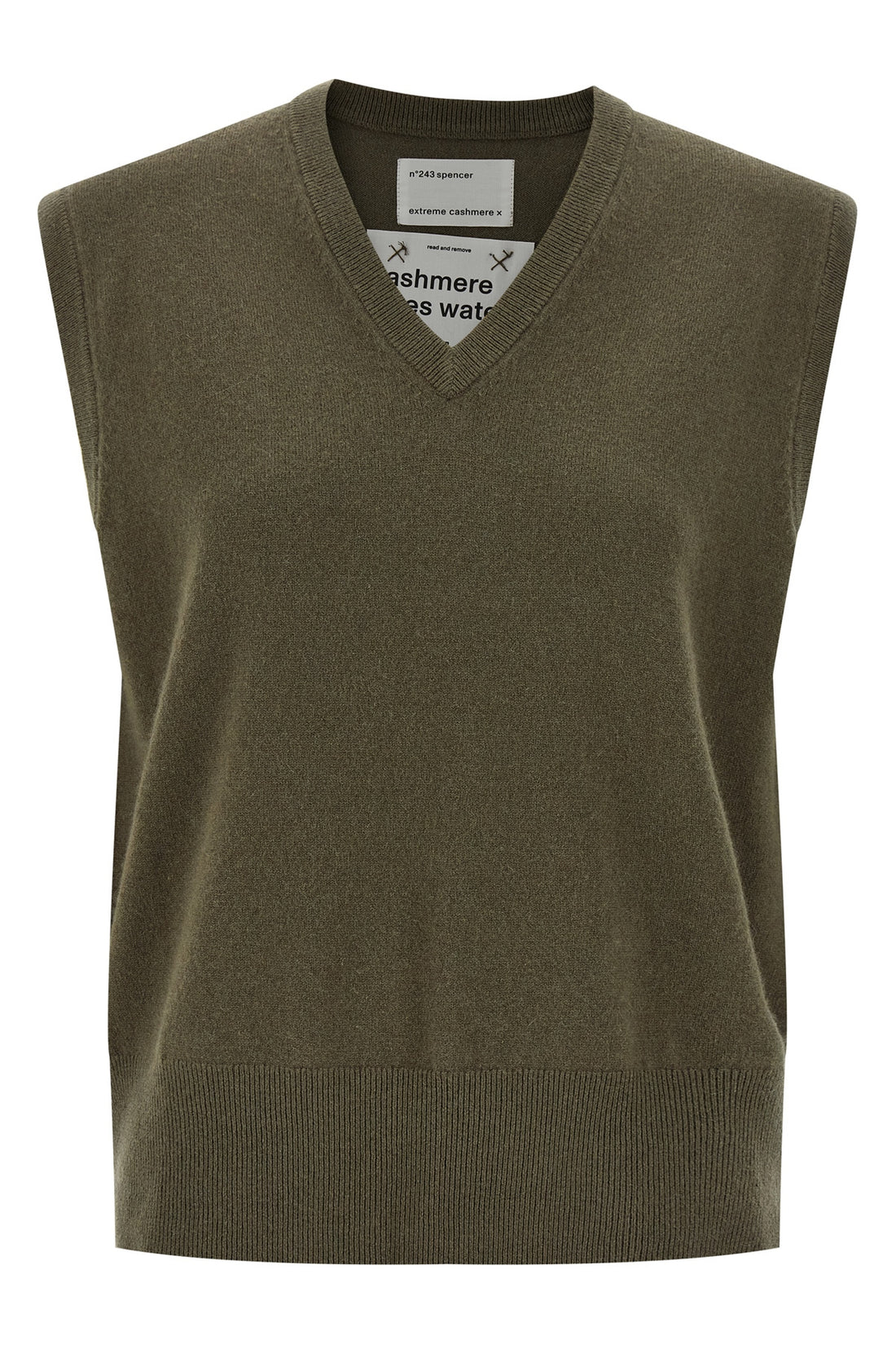 EXTREME CASHMERE OS n°243 spencer cashmere blend vest
