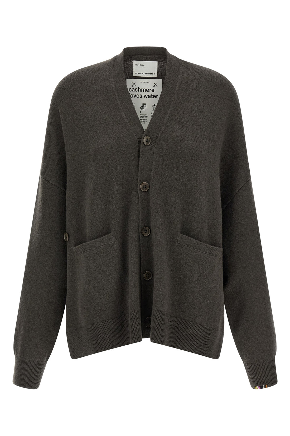 EXTREME CASHMERE OS n°24 tokio cashmere blend cardigan