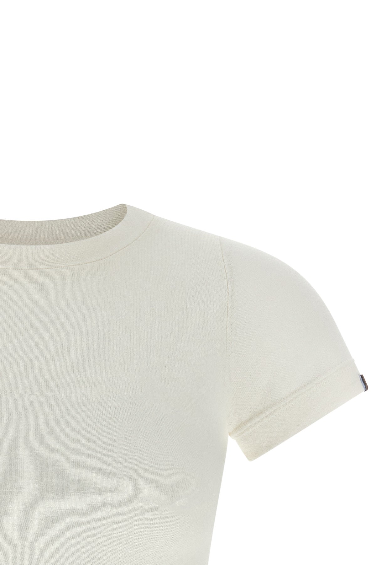 n°292 america cotton and cashmere blend crew neck t-shirt