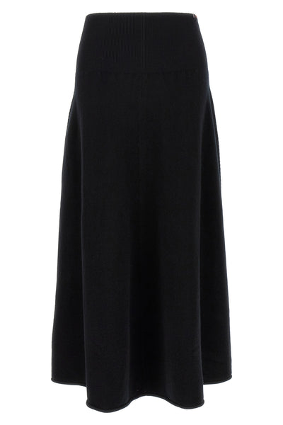 n°388 ease cashmere midi skirt