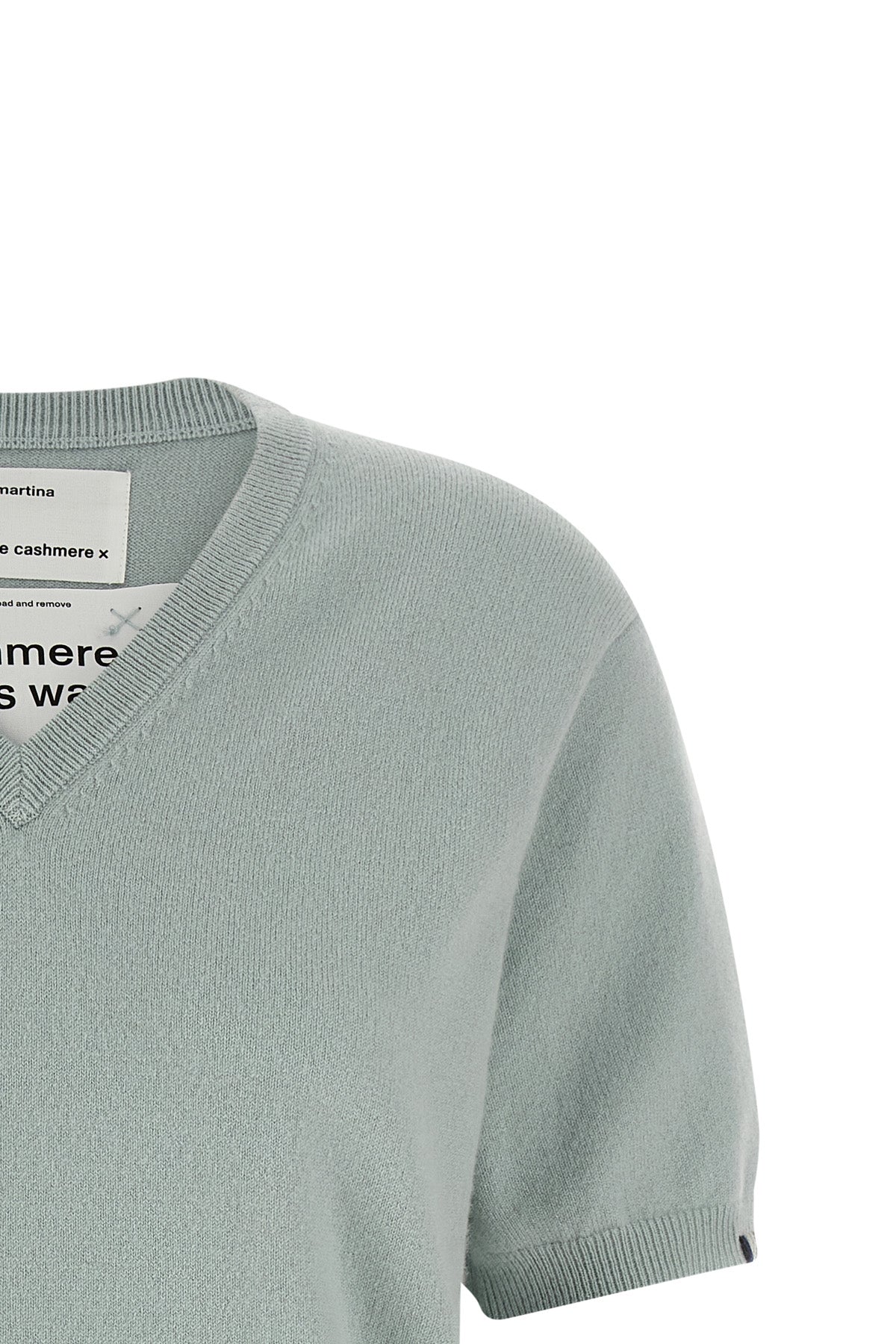 the extreme cashmere n°490 martina short-sleeved sweater redefines essential k