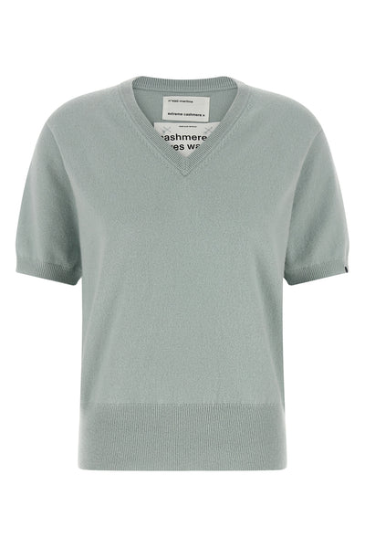 the extreme cashmere n°490 martina short-sleeved sweater redefines essential k