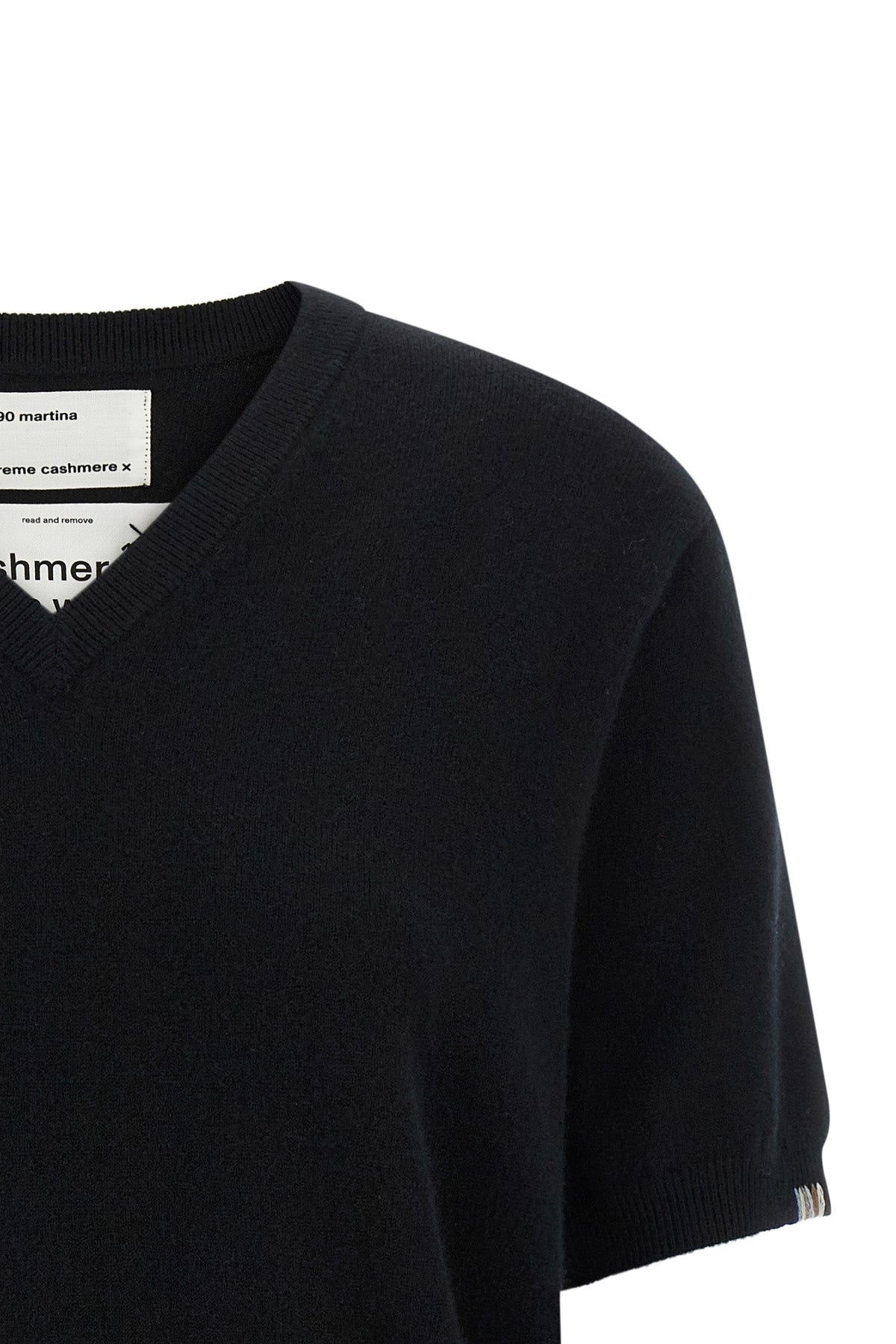 the extreme cashmere n°490 martina short-sleeved sweater redefines everyday lu