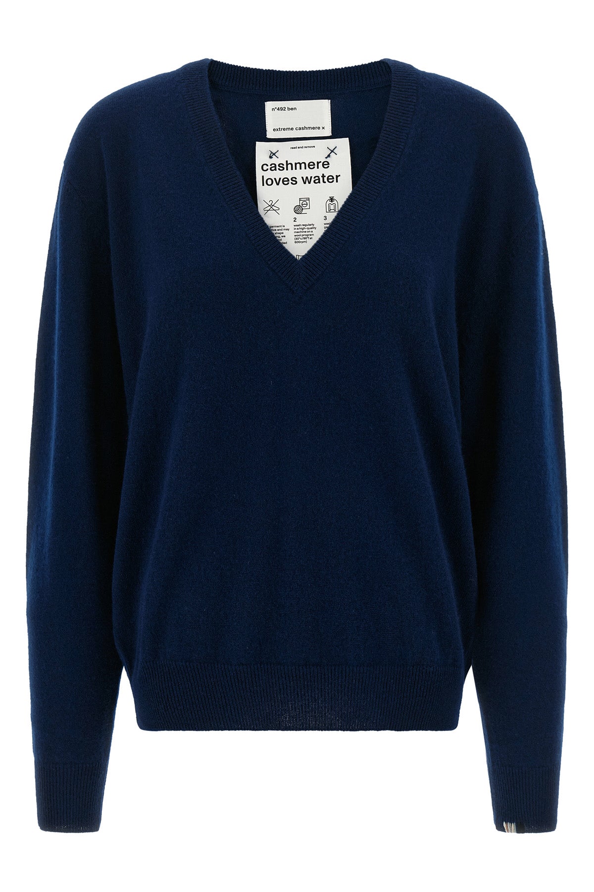 the extreme cashmere n°492 ben jersey defines contemporary knitwear through a