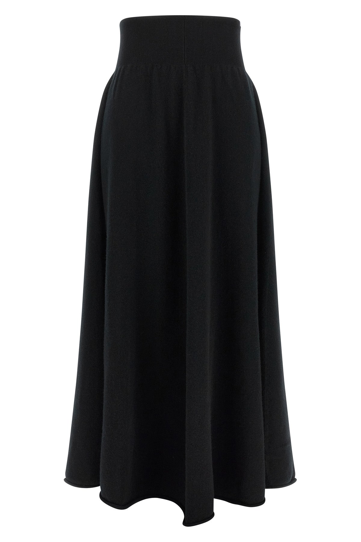 the long extreme cashmere n°498 grace short skirt defines contemporary knitwea