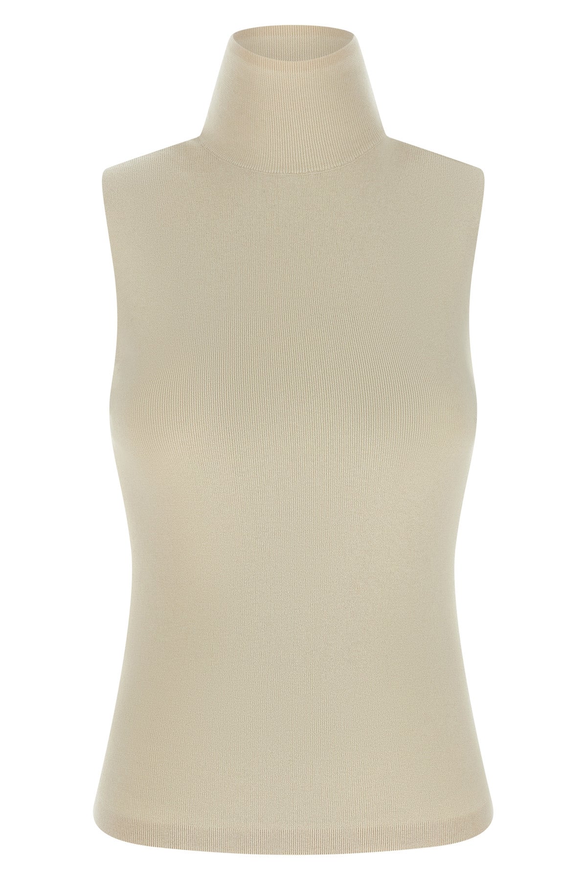 the collarbone extreme cashmere n° 502 sleeveless top redefines everyday eleganc
