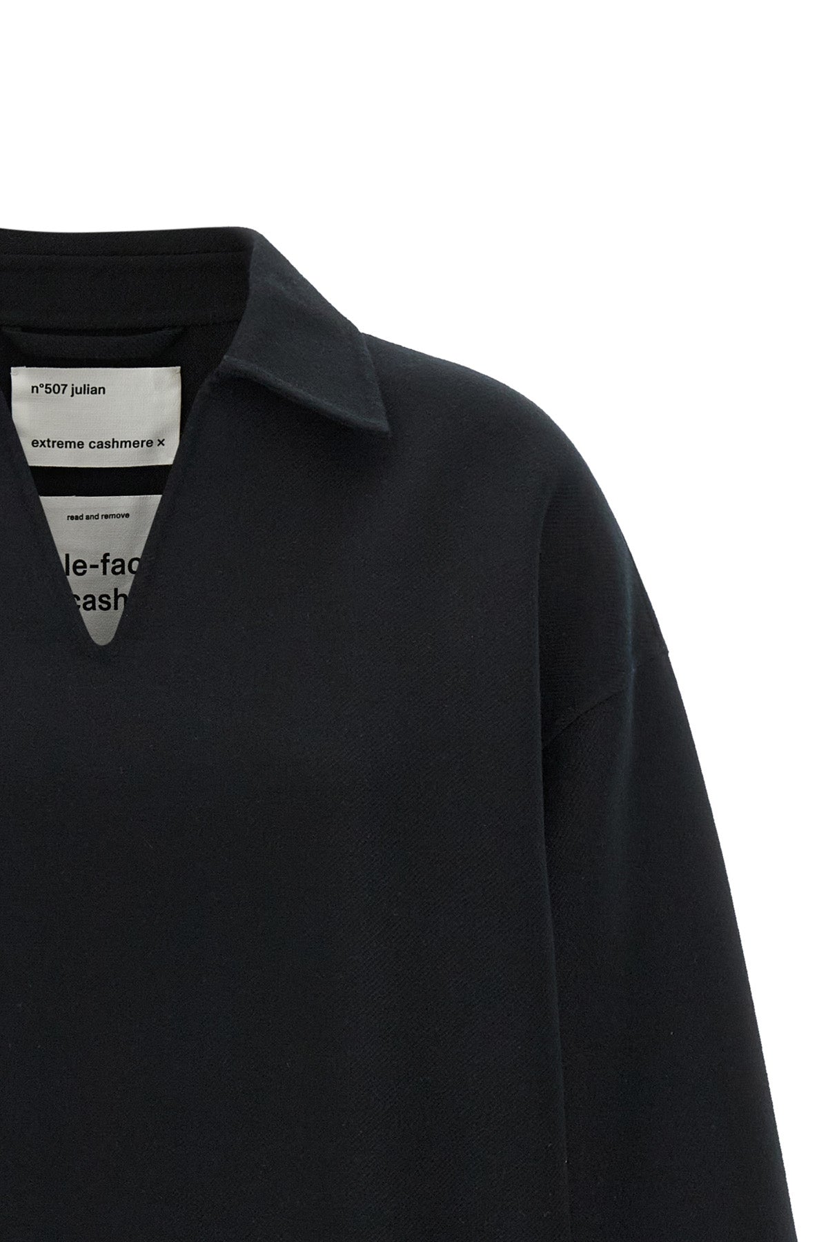the n°507 julian blouse by extreme cashmere redefines the codes of luxury knit