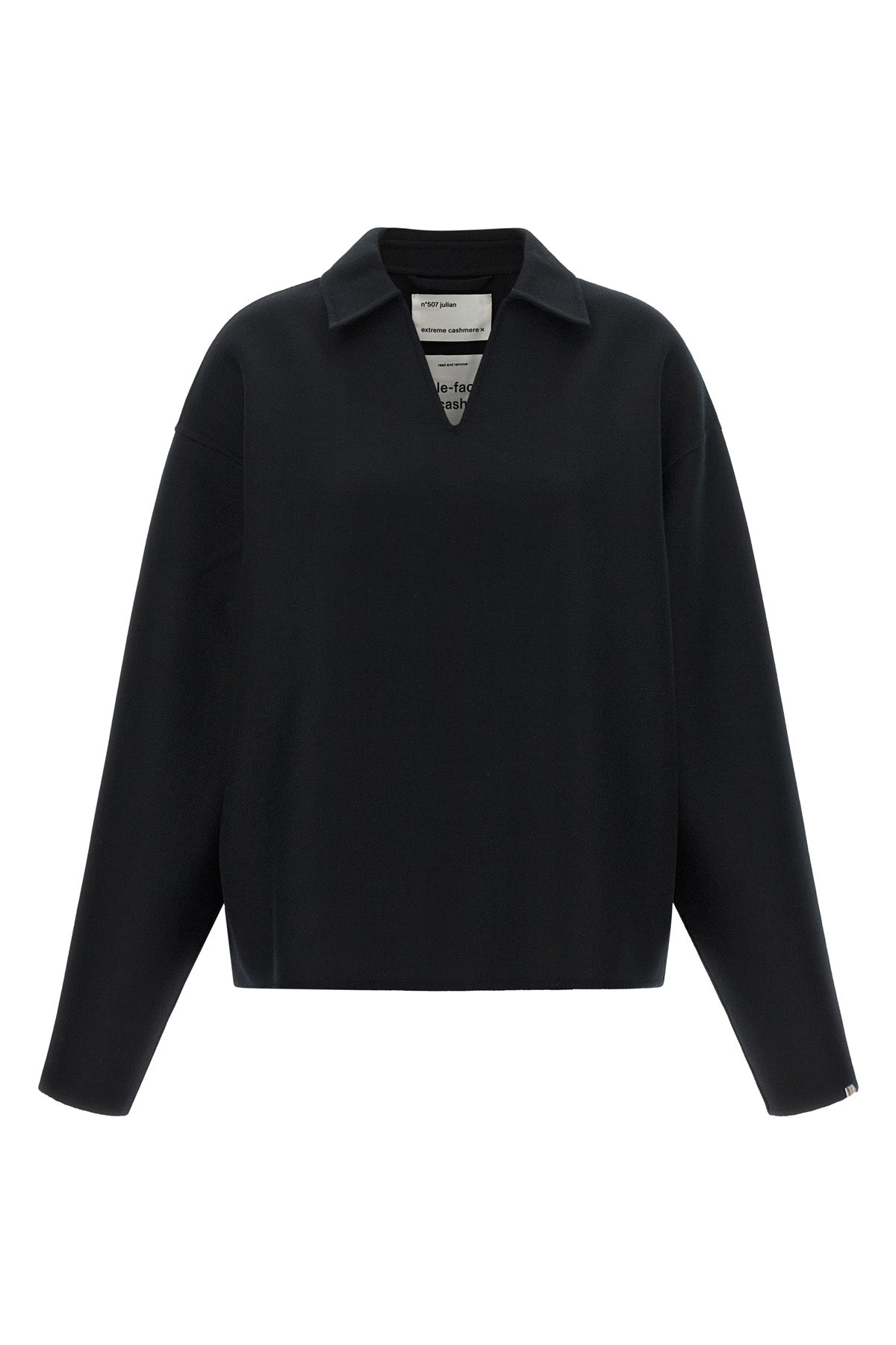 the n°507 julian blouse by extreme cashmere redefines the codes of luxury knit